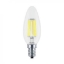 Imagine Bec LED COG Lumanare Clar E14 4W 230V Lumina Calda