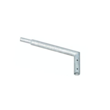Arată detalii pentru Brat simplu 100 cm pentru stalp galvanizat Imagine Brat simplu 100 cm pentru stalp galvanizat