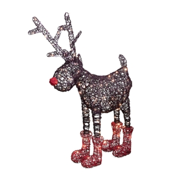 Arată detalii pentru Cerb decorativ LED Rudolf KDR 1 pentru interior și exterior Imagine Cerb decorativ LED Rudolf KDR 1 pentru interior și exterior