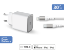 Imagine Încărcător USB dublu Tip C+C 30W Power Delivery 2M L.NOW