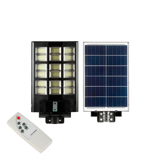 Imagine Corp de iluminat stradal LED cu panou solar Horoz GRAND/XL-1200 1200W 6400K 3066lm IP65