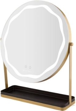 Arată detalii pentru Oglindă LED Makeup 30x40 Dimabilă CCT cu Întrerupător Touch DY3041-12 11W Imagine Oglindă LED Makeup 30x40 Dimabilă CCT cu Întrerupător Touch DY3041-12 11W