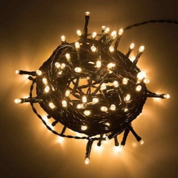 Arată detalii pentru Șir iluminat festiv 10m IP44 cu 20 becuri LED alb cald Imagine Șir iluminat festiv 10m IP44 cu 20 becuri LED alb cald