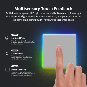 Arată detalii pentru Intrerupator Smart Sonoff T5-2C-86 WiFi cu Full Touch (2 canale), Lumina LED 5A/1200W Imagine Intrerupator Smart Sonoff T5-2C-86 WiFi cu Full Touch (2 canale), Lumina LED 5A/1200W