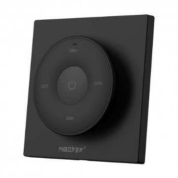 Arată detalii pentru Dimmer Mini Rotativ Negru Perete K2B CRK2M Imagine Dimmer Mini Rotativ Negru Perete K2B CRK2M