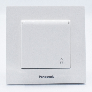 Arată detalii pentru Priză Schuko cu capac Karre Plus Panasonic, fumuriu Imagine Priză Schuko cu capac Karre Plus Panasonic, fumuriu