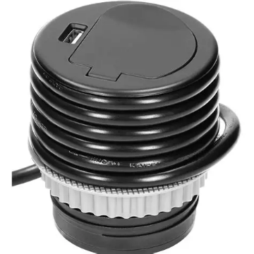 Arată detalii pentru Priză încorporabilă în mobilier 1xSchuko + 1xUSB 5V 2.4A cu cablu 1.9m și ștecher Imagine Priză încorporabilă în mobilier 1xSchuko + 1xUSB 5V 2.4A cu cablu 1.9m și ștecher