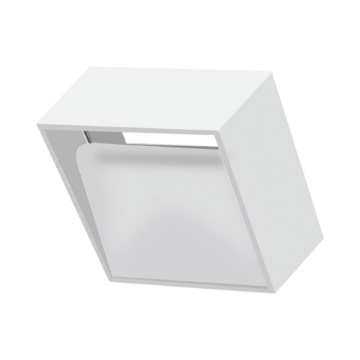 Arată detalii pentru Corp LED pentru perete pătrat 8W 3000K alb Imagine Corp LED pentru perete pătrat 8W 3000K alb