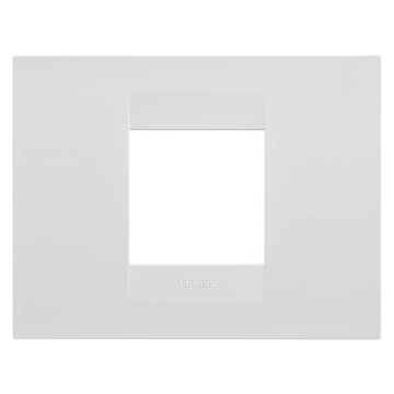 Arată detalii pentru Rama decorativă Gewiss Chorus Geo 2 module albă Imagine Rama decorativă Gewiss Chorus Geo 2 module albă