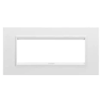 Arată detalii pentru Ramă decorativă GEO 6 module alb lucios Imagine Ramă decorativă GEO 6 module alb lucios