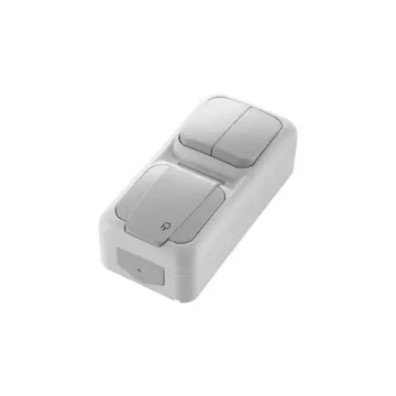 Arată detalii pentru Priză simplă Schuko 2P+E cu întrerupător PT 10A 250V IP54 gri Panasonic P-PS+I Imagine Priză simplă Schuko 2P+E cu întrerupător PT 10A 250V IP54 gri Panasonic P-PS+I