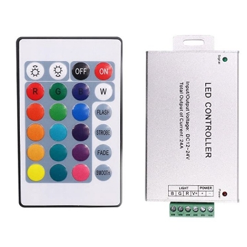 Arată detalii pentru Dimmer & Controler 'TOUCH' cu telecomandă 12/24V 24A pentru LED RGB Imagine Dimmer & Controler 'TOUCH' cu telecomandă 12/24V 24A pentru LED RGB