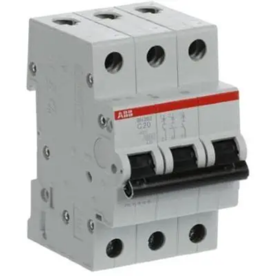 Imagine Întrerupător automat 3P+N 16A ABB SH203 C16 NA