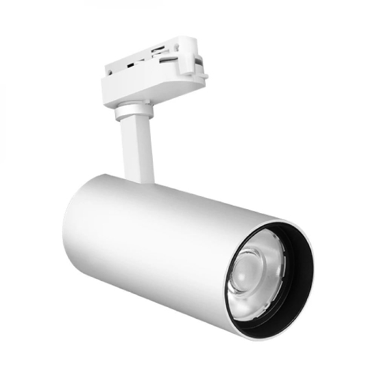 Imagine Spot LED pe șină 30W, Braytron, 2660lm, Lumină Rece (6500K), Alb