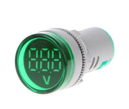 Imagine Voltmetru Digital O22 20-500V AC IP65 Verde 32-5002
