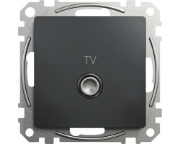 Imagine Priză TV cablu coaxial tip F 1M antracit