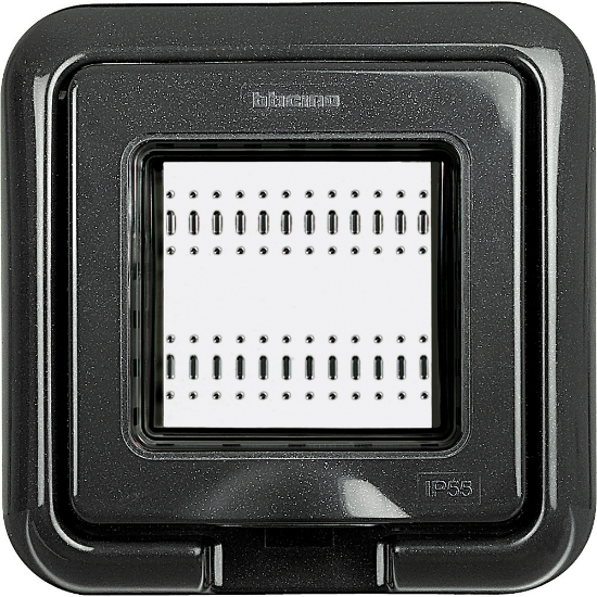 Imagine Rama Ornament Modulară 2M Gri Închis IP55