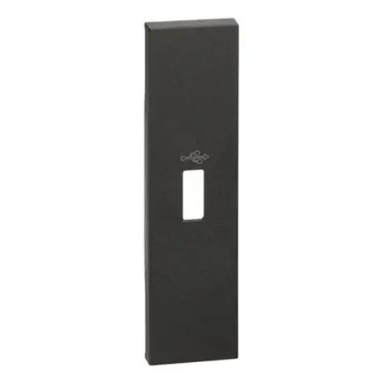 Imagine Placă modulară pentru priză USB 1M neagră BTICINO Living Now KG10P
