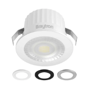 Imagine Spot LED rotund 3W 38G 3C 6500K IP54 ALB BRAYTRON BR-BH06-00239
