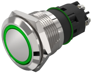 Arată detalii pentru BUTON METALIC CU REVENIRE VERDE IND 32-751 Imagine BUTON METALIC CU REVENIRE VERDE IND 32-751