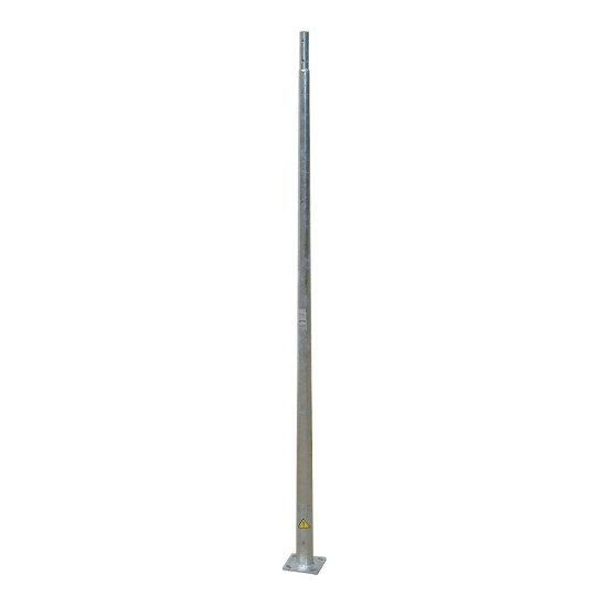 Imagine STALP OCTAGONAL DIN OTEL GALVANIZAT CU FLANSA 6M ST-O.6M.SV