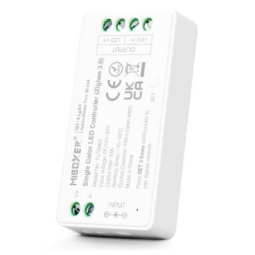 Arată detalii pentru Controler Smart Dual Monocolor/CCT WiFi/Telefon +RF, 12A, 12-24V Imagine Controler Smart Dual Monocolor/CCT WiFi/Telefon +RF, 12A, 12-24V