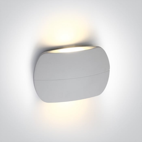 Imagine Corp de iluminat oval cu LED 2x3W 3000K 230V IP54 alb