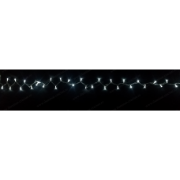 Imagine Ghirlanda extensibila 100 LED Alb Cald cu Cablu Negru 2x1m 