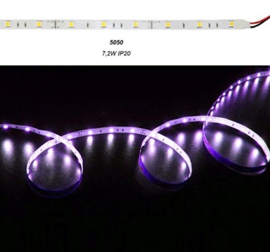 Imagine Bandă LED RGB 14.4W/m 12V IP20 60LED/m