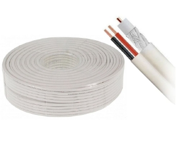 Arată detalii pentru Cablu CCTV Coaxial RG6 + 2x0,75 mm² Alimentare, 100M Imagine Cablu CCTV Coaxial RG6 + 2x0,75 mm² Alimentare, 100M