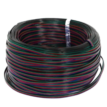 Arată detalii pentru Conductor Electric 4 Fire Bandă LED RGB 12V Rola 50 Metri Imagine Conductor Electric 4 Fire Bandă LED RGB 12V Rola 50 Metri