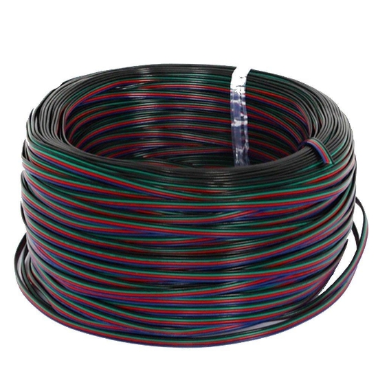 Imagine Conductor Electric 4 Fire Bandă LED RGB 12V Rola 50 Metri