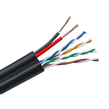 Arată detalii pentru Cablu UTP Siamez Cat 5e 8 Cupru + 2x0.75 Q5+ Imagine Cablu UTP Siamez Cat 5e 8 Cupru + 2x0.75 Q5+