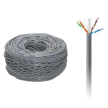 Arată detalii pentru Cablu UTP cat.6 Cu/Cu gri DT7 305m/buc Imagine Cablu UTP cat.6 Cu/Cu gri DT7 305m/buc