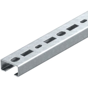 Arată detalii pentru Sina profil perforat OBO Betterman 2000x35x18 deschidere 17 mm Imagine Sina profil perforat OBO Betterman 2000x35x18 deschidere 17 mm