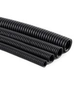 Imagine Tub rigid PVC negru D16, 750N, HF, stabilizat UV