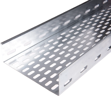 Arată detalii pentru Jgheab metalic perforat 200x60 mm Imagine Jgheab metalic perforat 200x60 mm