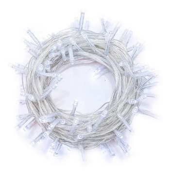 Arată detalii pentru Ghirlandă extensibilă, 180 LED, Roșu, cablu alb, 5 x 0.7m Imagine Ghirlandă extensibilă, 180 LED, Roșu, cablu alb, 5 x 0.7m