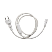 Imagine Ștecher alimentare cu cablu pentru ghirlande și instalații extensibile, alb, 1.5m, IP44, S-Out