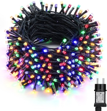 Arată detalii pentru Șir extensibil 50 LED multicolor cu cablu alb 5m S-OUT Imagine Șir extensibil 50 LED multicolor cu cablu alb 5m S-OUT