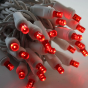 Imagine Instalație cu 300 LED-uri, roșu, 30 m, cablu ab