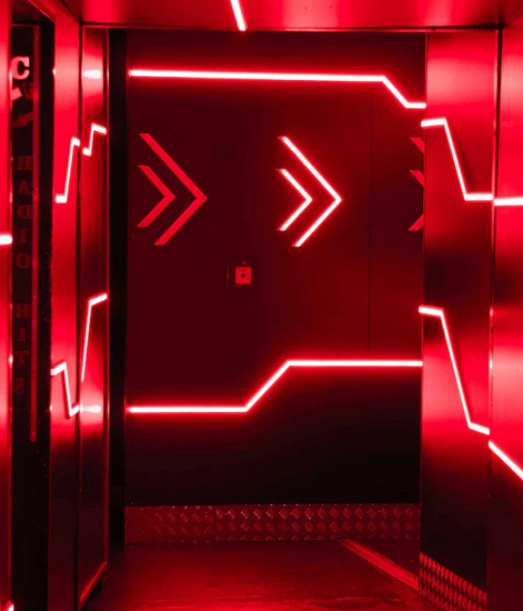 Imagine Furtun LED Neon Flex 220V, 8W/m, IP65, Roșu