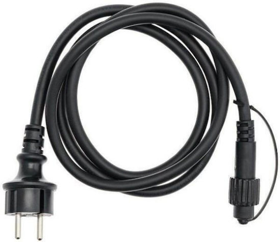 Imagine Cablu de alimentare din cauciuc cu fiș, set 5 bucăți, 1,5 m, verde