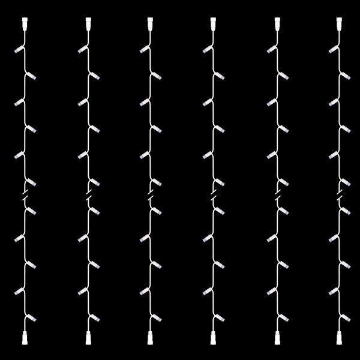Arată detalii pentru Șir luminos, 30 LED-uri albe, cablu de cauciuc alb, 6 buc/set, cu prelungitor și 2 conectori, IP65 Imagine Șir luminos, 30 LED-uri albe, cablu de cauciuc alb, 6 buc/set, cu prelungitor și 2 conectori, IP65