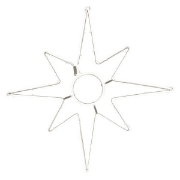 Imagine Steaua din Betleem, bandă luminoasă tip neon, 75 cm, cablu de alimentare 1 m, IP44 (fără ștecher) 600-09920