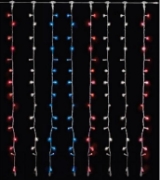 Imagine Cordon Luminos TX5.2 cu 15 LED Rosii, Cablu Alb 1.5m, S-OUT