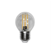 Imagine Bec LED COG sferic clar E27 6W lumină caldă 230V