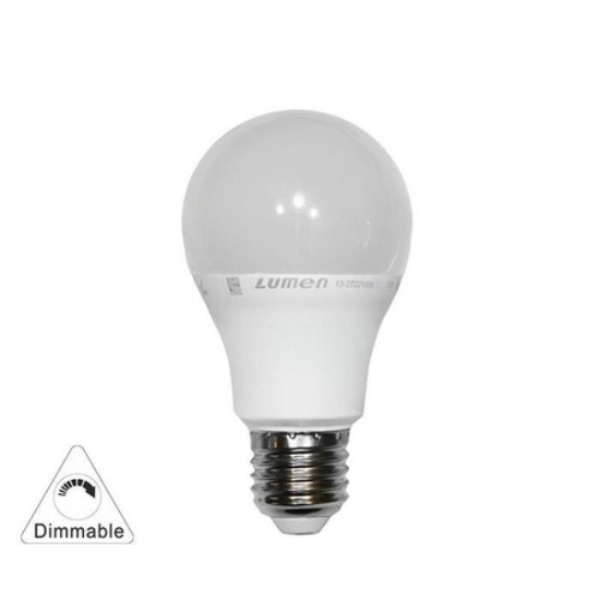 Imagine Bec LED pară E27 12W lumină rece dimabil