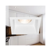 Imagine Carcasă albă pătrată pentru GU10/GU5.3 Tetra-CF