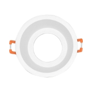 Imagine Carcasă albă rotundă pentru GU10 Tetra-CF